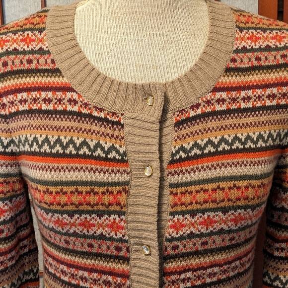 Talbot Fair isle Cardigan - Picture 2 of 7